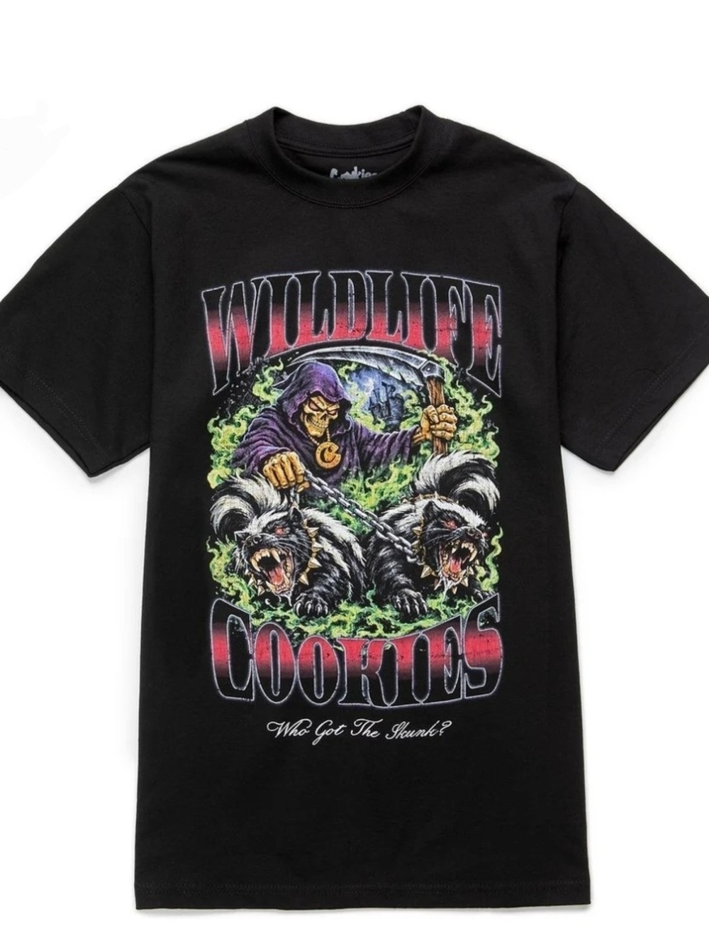 COOKIES X WILDLIFE NEW COLLABORATION - "Who Got The Skunk?" NWT Sizes S-2XL